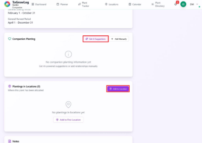 What next - Companion and Locations
